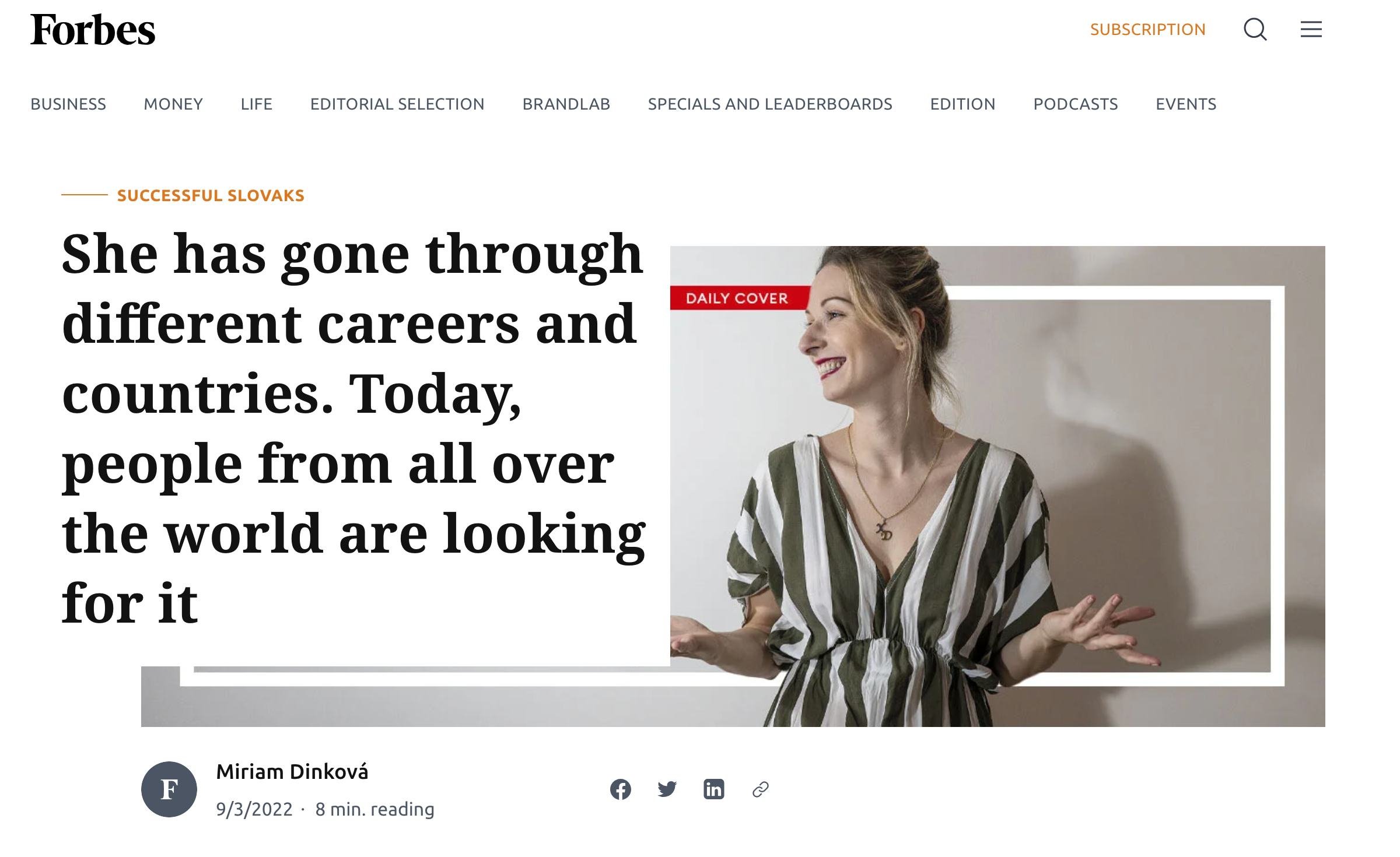 Xenia in Forbes
