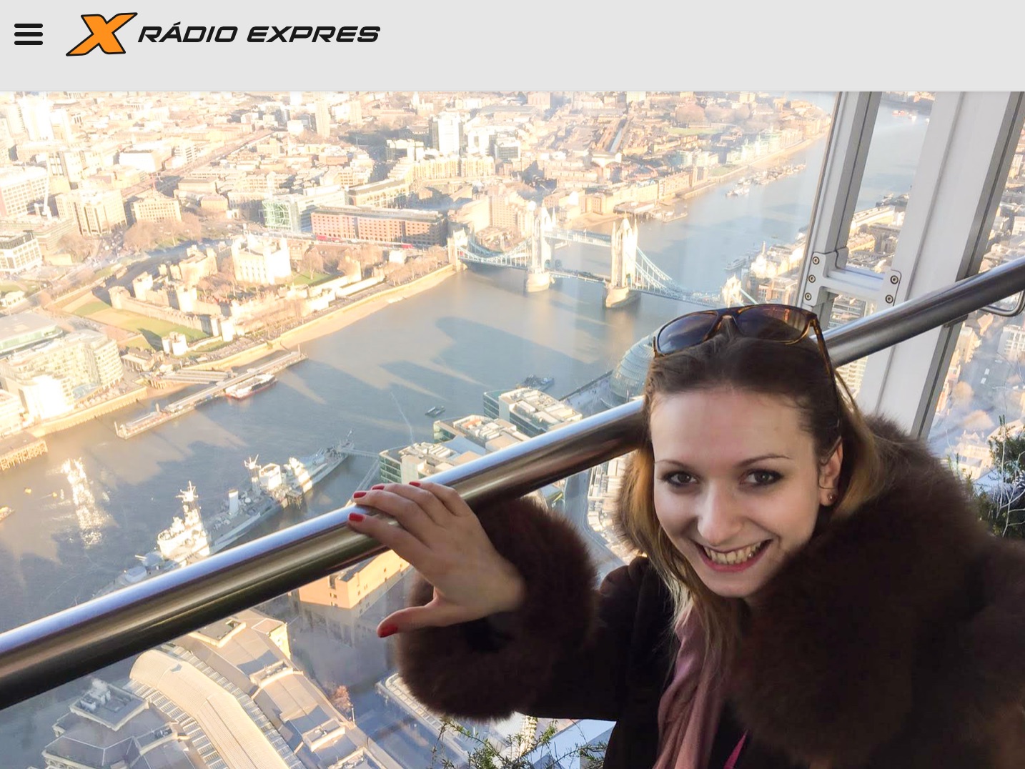 Xenia speaking in Radio Expres